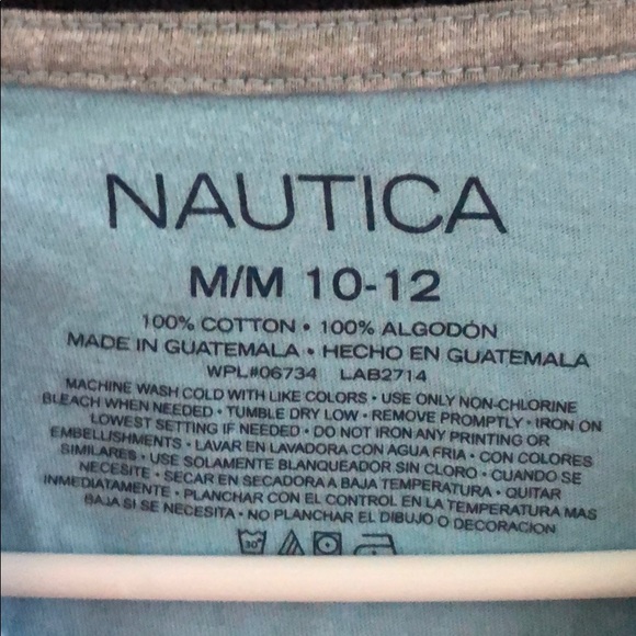 Nautica T-shirt Size M 10-12 - Picture 3 of 3